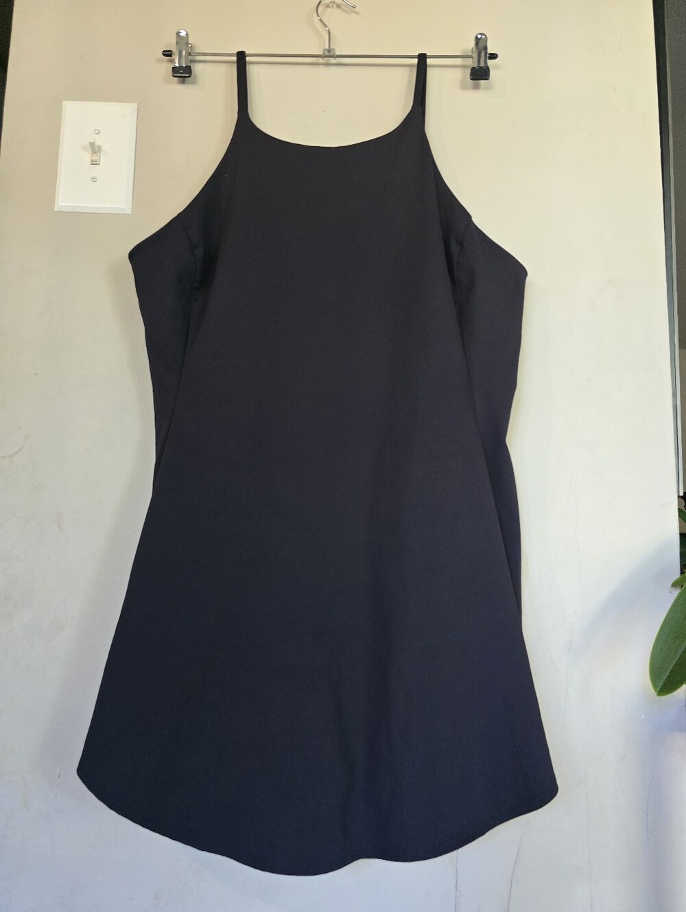Old Navy Black Mini Slip Dress with Spaghetti Straps